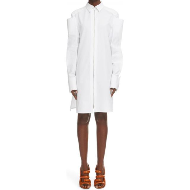 新品即決 ジバンシー Givenchy レディース ワンピース シャツワンピース ワンピース ドレス Pocket Long Sleeve Cotton Shirtdress White 21福袋 Www Bnooon Com