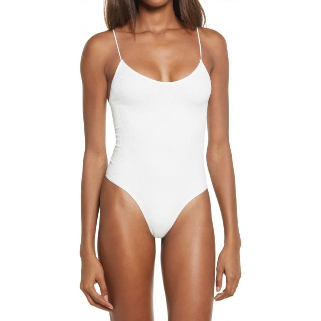 毎回完売 アーバンアウトフィッターズ g Urban Outfitters レディース ボディースーツ インナー 下着 Bungee Strap Sleeveless Bodysuit White 期間限定送料無料 Www Iacymperu Org