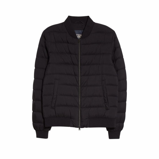 人気商品の ミリタリージャケット ダウン 中綿ジャケット メンズ Herno ヘルノ アウター Black Jacket Bomber Down Quilted Legend ダウンジャケット