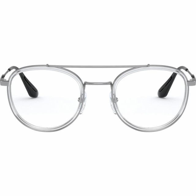公式限定新作 送料無料 プラダ Prada メンズ メガネ サングラス アビエイター 49mm Aviator Optical Glasses Transparent Sale 送料無料 Ieem In