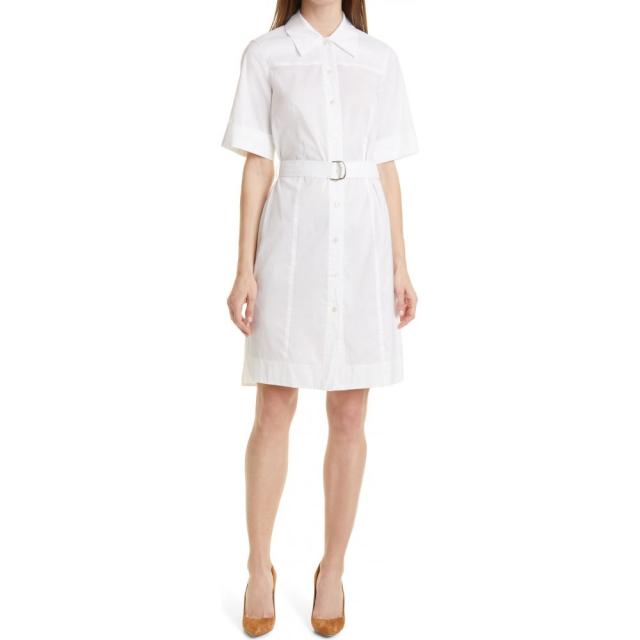 在庫有 ヒューゴ ボス Boss レディース ワンピース シャツワンピース ワンピース ドレス Dashilo Shirtdress White 残りわずか Sylvaniatownshippolice Com