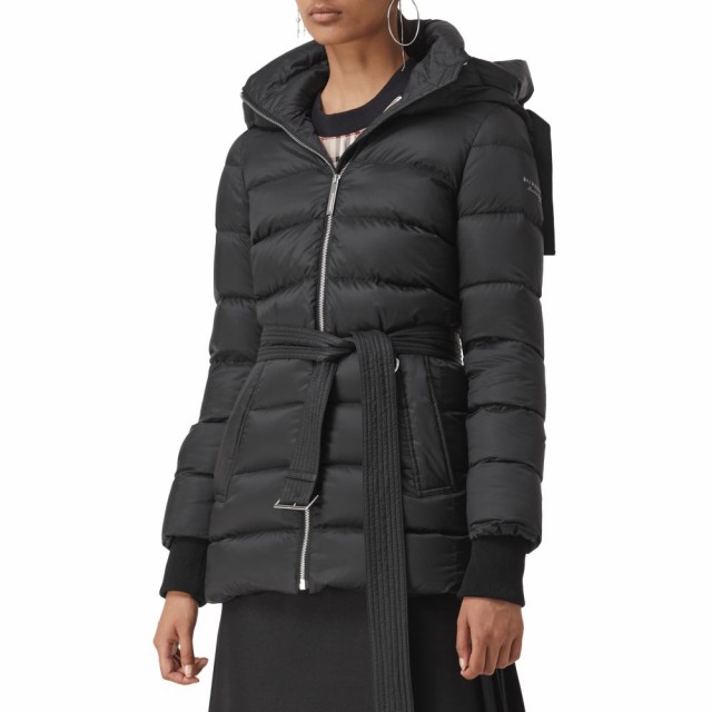 black down coat with hood