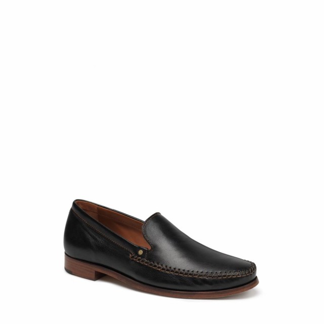 トラスク Trask おしゃれ メンズ ローファー シューズ Sheepskin 靴 Seth Black Loafer