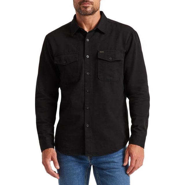 誕生日プレゼント ブリクストン Reserve Brixton メンズ シャツ トップス Davis Reserve トップス Button Up Shirt マーケット Black 燻製調味料 スモークキッチン Cbf9a9e5 Andersonareaymca Org