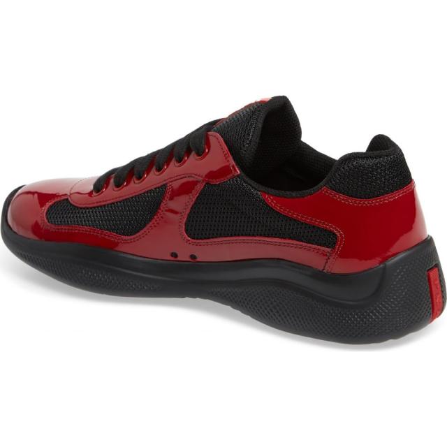 プラダ Prada メンズ スニーカー シューズ Sneaker Cup Americas 倉 Red 靴