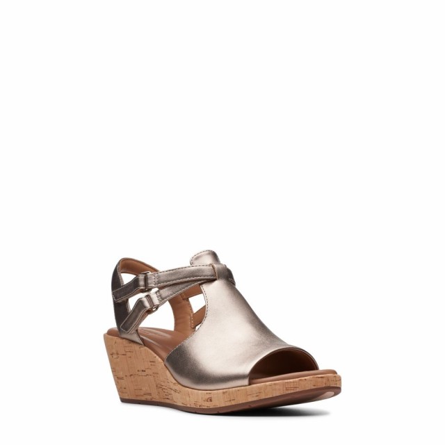 clarks un plaza way wedge sandal