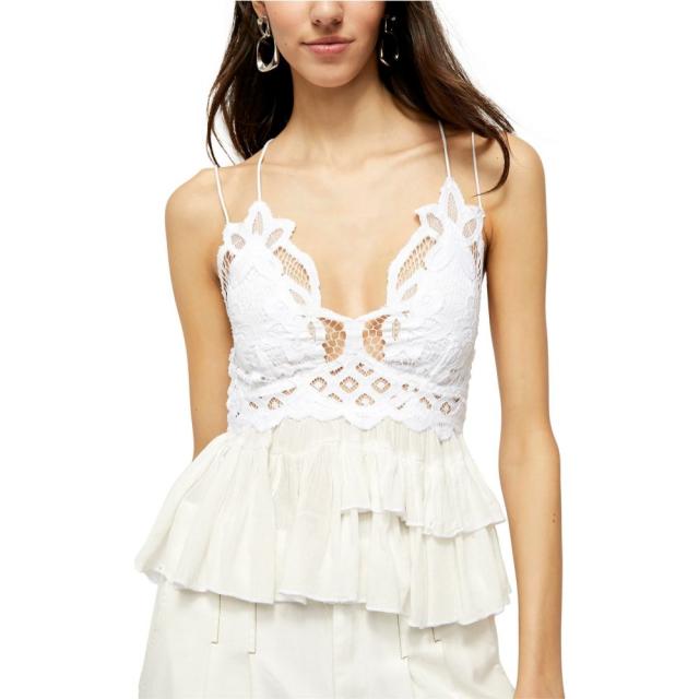 受賞店舗 フリーピープル Free People レディース スリップ キャミソール インナー 下着 Adella Camisole White ランキング1位獲得 Startspeakingrussian Com