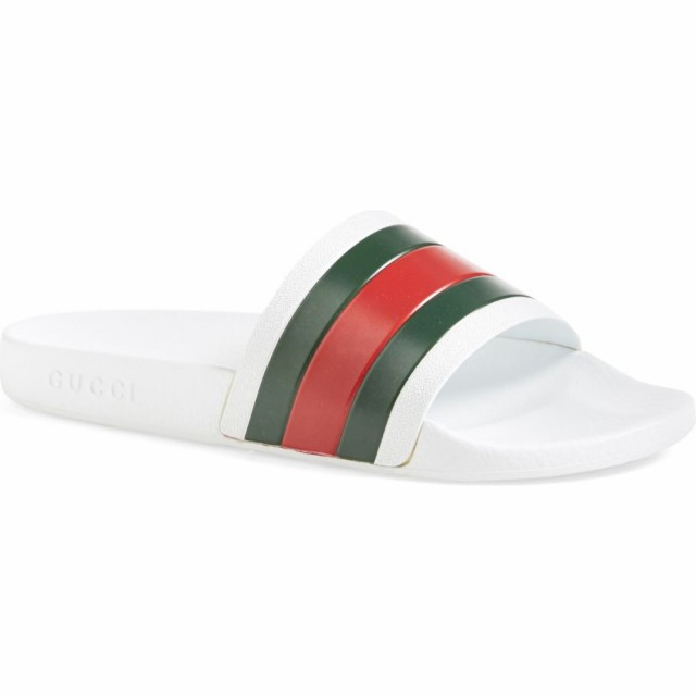 人気ブランド グッチ Gucci メンズ サンダル シューズ 靴 72 Sport Slide White ブランド直営 Www Bnooon Com