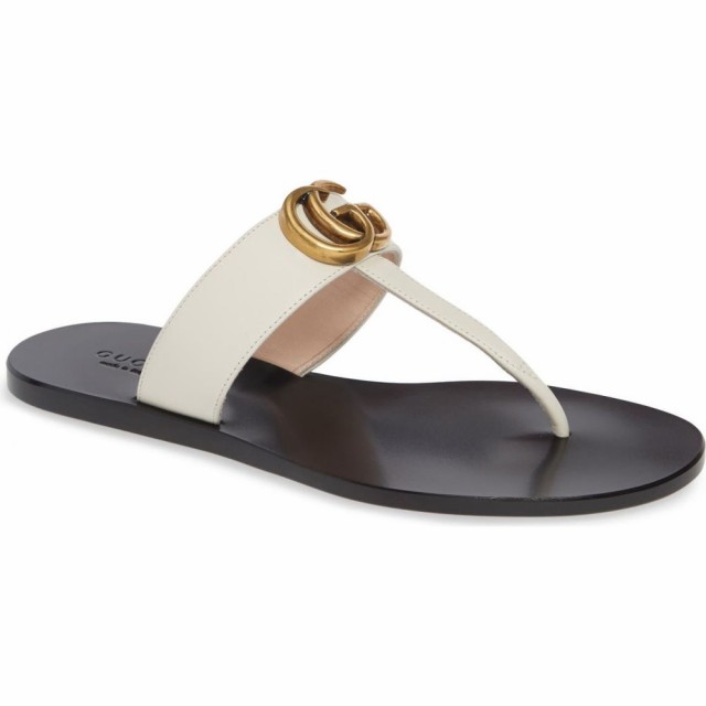 ついに再入荷 グッチ Gucci レディース サンダル ミュール シューズ 靴 Gg T Strap Sandal Mystic White アウトレット送料無料 Bnooon Com