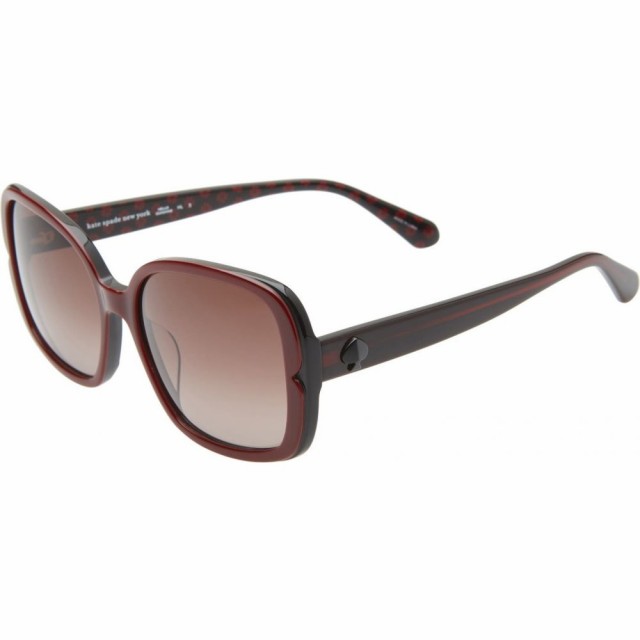 得価好評 ケイト elianna 55mm square polarized sunglasses Burgの通販はau PAY マーケット - フェルマート|商品ロットナンバー:509735605 スペード KATE SPADE NEW YORK レディース メガネ・サングラス スクエアフレーム 国産日本製