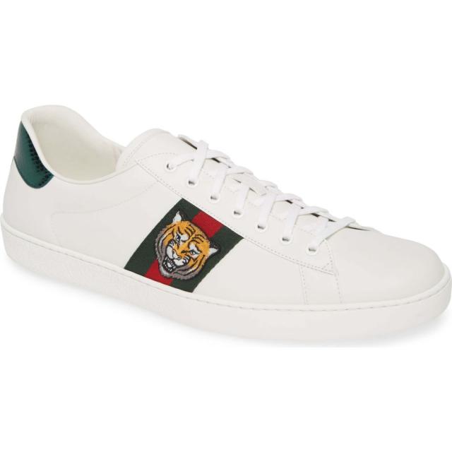 グッチ Gucci メンズ スニーカー ローカット シューズ 靴 New Low White Sneaker Ace Top 正規品送料無料