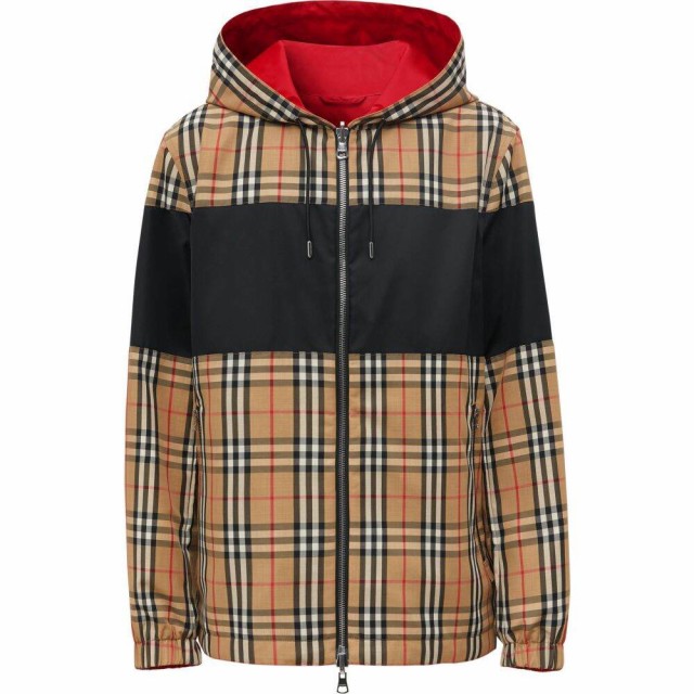 まとめ買い歓迎 バーバリー Burberry メンズ ジャケット フード アウター Shropshire Reversible Check Hooded Jacket Archive Beige Check 交換無料 Www Bnooon Com