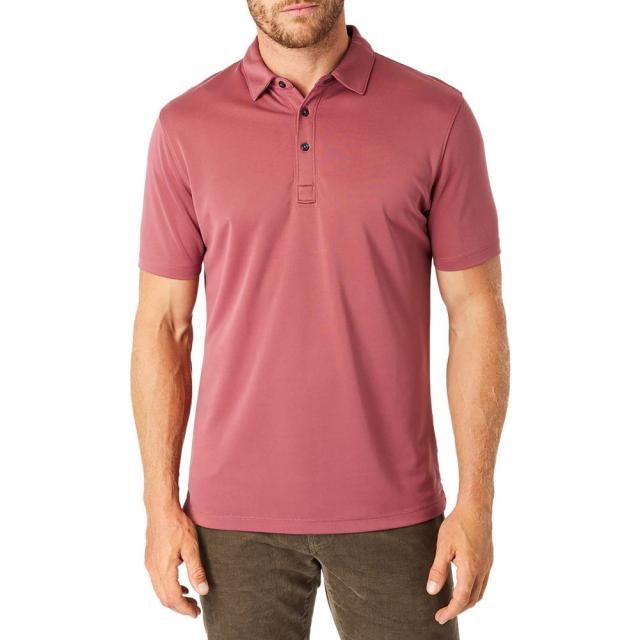セールオーダー セブン ダイアモンド 7 Diamonds メンズ ポロシャツ トップス Walker Solid Modal Blend Polo Wild Ginger 購入超安い Triplex Ee