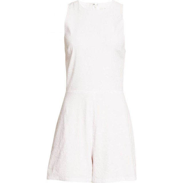 新作HOT ヴィンス VINCE レディース オールインワン ノースリーブ ワンピース・ドレス Sleeveless Linen Blend Romper Optic Whiteの通販はau PAY マーケット - フェルマート|商品ロットナンバー:511721042 2022大人気