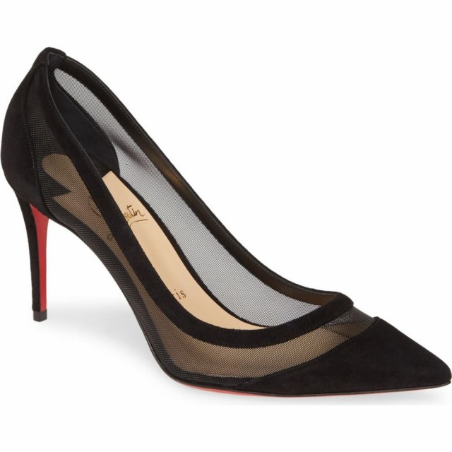 好評 クリスチャン ルブタン Christian Louboutin レディース パンプス シューズ 靴 Galativi Mesh Pump Black 人気カラー再販 Travelstore Tn