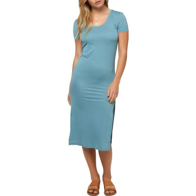 クーポン配布中 交換無料 オニール Oneill レディース ボディコンドレス ミドル丈 ワンピース ドレス Devon Knit Body Con Midi Dress Dark Cameo Blue 代引き手数料無料 Carlavista Com
