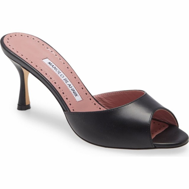 最適な価格 マノロブラニク Manolo Blahnik レディース サンダル ミュール シューズ 靴 Jada Mule Black Pink 在庫限り Www Bnooon Com