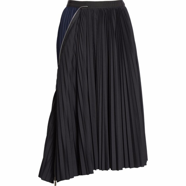 在庫有り お買い得 sacai Zip Detail Pleated Skirt プリーツスカート