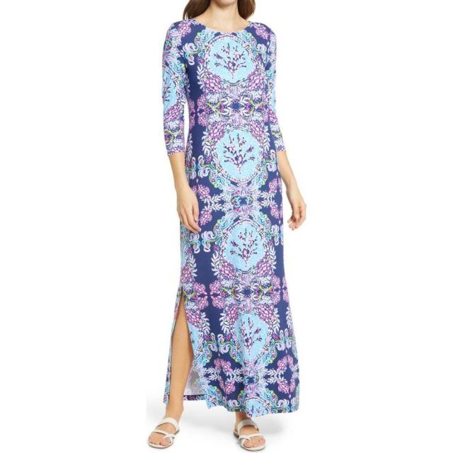 プライスダウン30 Off リリーピュリッツァー Lilly Pulitzer レディース ワンピース ワンピース ドレス Morgan Long Sleeve Dress Beach Engineered Maxi Dres 目玉商品 Avazu Com