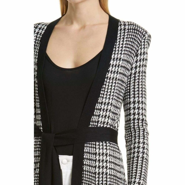 新作超歓迎 ラジャンス Adeline Long Houndstooth Cardigan Black/Ivory Glen Plaidの通販はau PAY マーケット - フェルマート|商品ロットナンバー:511800465 LAGENCE レディース カーディガン ロングカーディガン トップス 通販セール