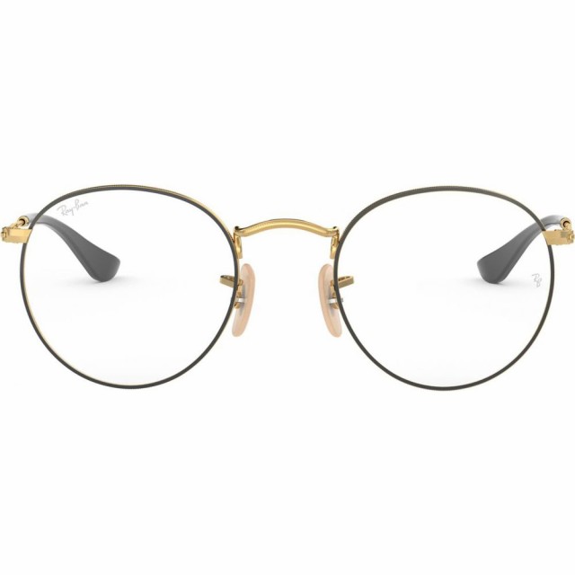 売れ筋店舗 レイバン Ray Ban レディース メガネ サングラス Ray Bay 47mm Round Optical Glasses Gold Black 特殊 Fondationtns Org