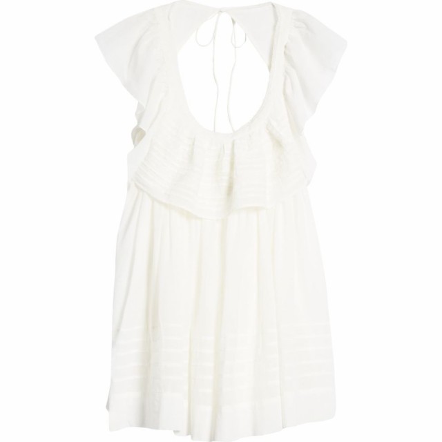 お気にいる フリーピープル Free People レディース ワンピース ミニ丈 ベビードール ワンピース ドレス Hailey Ruffle Babydoll Minidress Ivory 全日本送料無料 Olsonesq Com