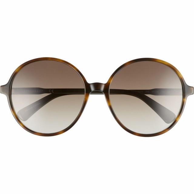高品質即納 ロンシャン 49mm Gradient Round Sunglasses Havana/Greenの通販はau PAY マーケット - フェルマート|商品ロットナンバー:511799406 LONGCHAMP レディース メガネ・サングラス ラウンド 高品質新作