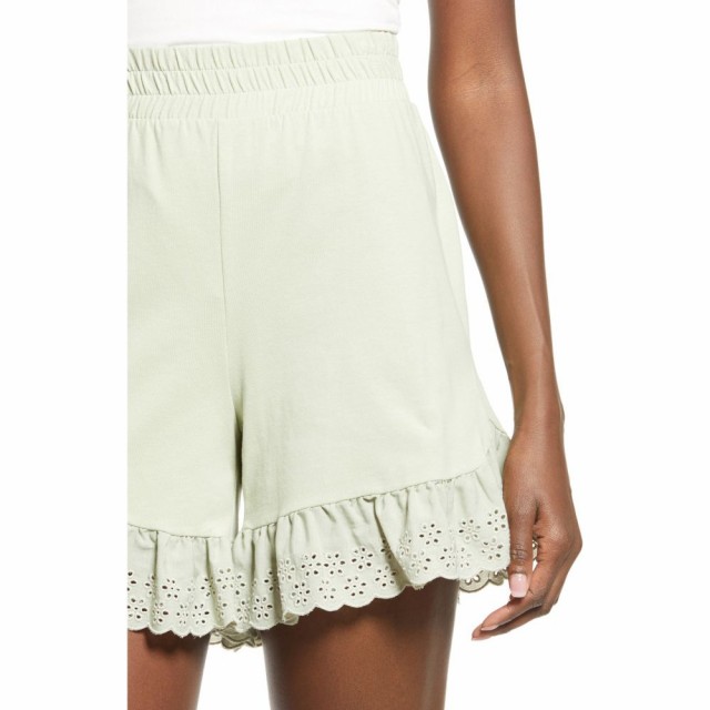 豊富な得価 ヴェロモーダ VERO MODA レディース ショートパンツ ボトムス・パンツ Juna Ruffle Hem Stretch Cotton Pull-On Shorts Desert Sageの通販はau PAY マーケット - フェルマート|商品ロットナンバー:511719548 特価NEW