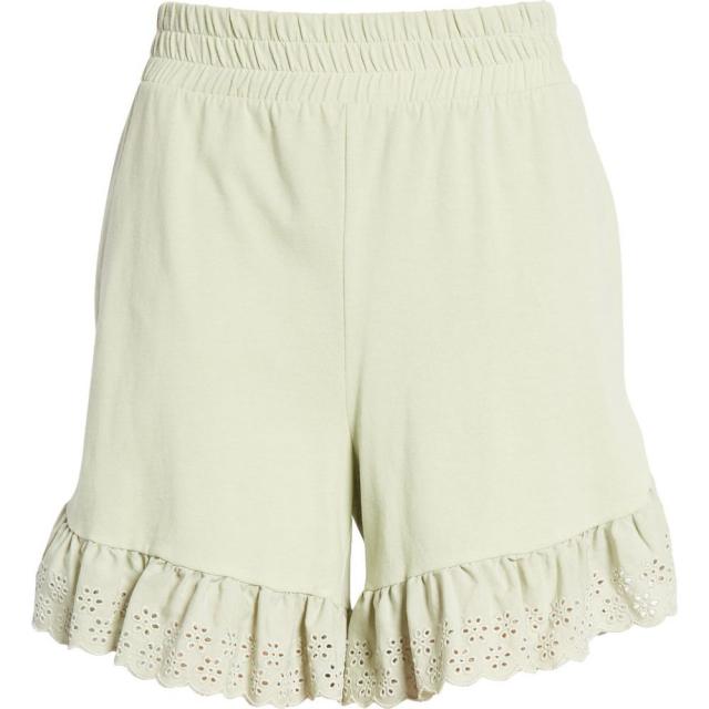 豊富な得価 ヴェロモーダ VERO MODA レディース ショートパンツ ボトムス・パンツ Juna Ruffle Hem Stretch Cotton Pull-On Shorts Desert Sageの通販はau PAY マーケット - フェルマート|商品ロットナンバー:511719548 特価NEW