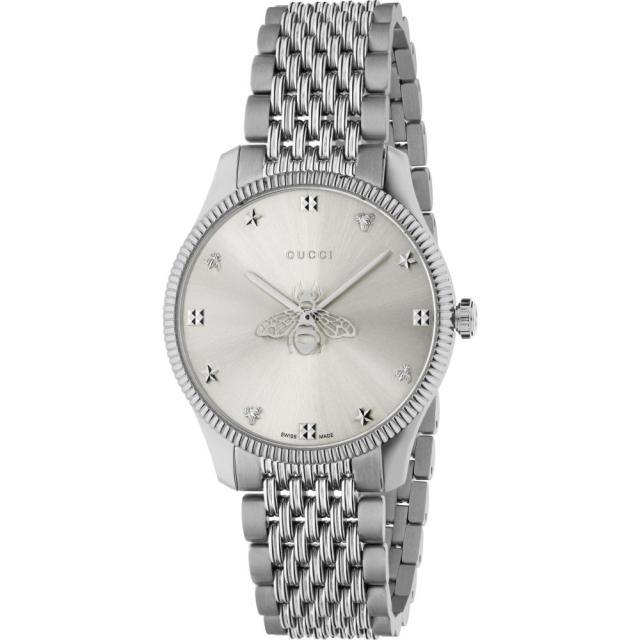 人気満点 グッチ マーケット Gucci メンズ メンズ グッチ 腕時計 ブレスレットウォッチ G Timeless Bracelet Watch 36mm Silver 富山市 495bd1ad Divinolandia Mg Gov Br