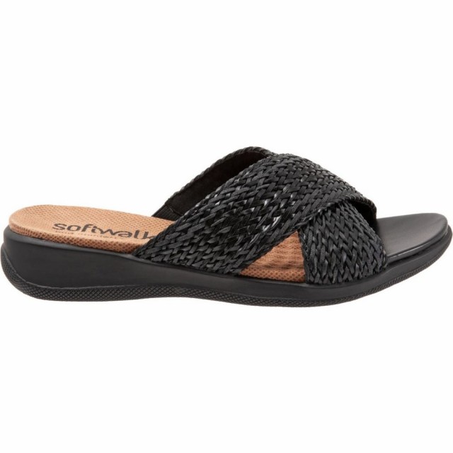 超激得定番 ソフトウォーク Tillman Leather Cross Strap Slide Sandal Blaの通販はau PAY マーケット - フェルマート|商品ロットナンバー:51174 SOFTWALK レディース サンダル・ミュール シャワーサンダル シューズ・靴 定番最安値