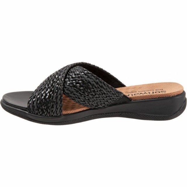 超激得定番 ソフトウォーク Tillman Leather Cross Strap Slide Sandal Blaの通販はau PAY マーケット - フェルマート|商品ロットナンバー:51174 SOFTWALK レディース サンダル・ミュール シャワーサンダル シューズ・靴 定番最安値