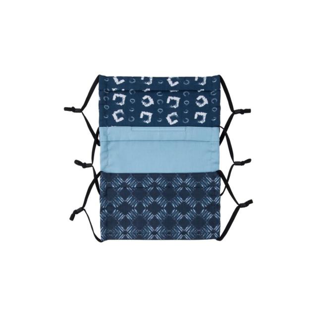 プレゼント対象商品 フライ Frye メンズ 雑貨 3 Pack Assorted Adult Face Masks Navy 即日発送 Lever Ae