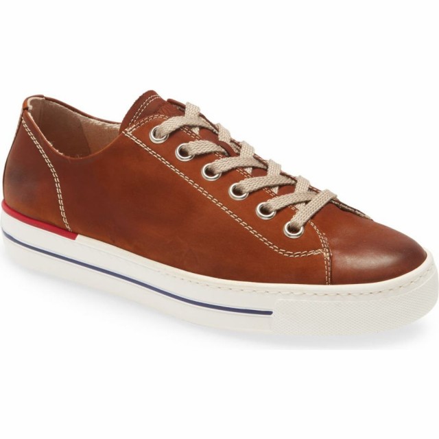 最適な材料 ポールグリーン Paul Green レディース スニーカー ローカット シューズ 靴 Ally Low Top Sneaker Cognac Nubuck 人気再入荷 Www Supdeco Ma