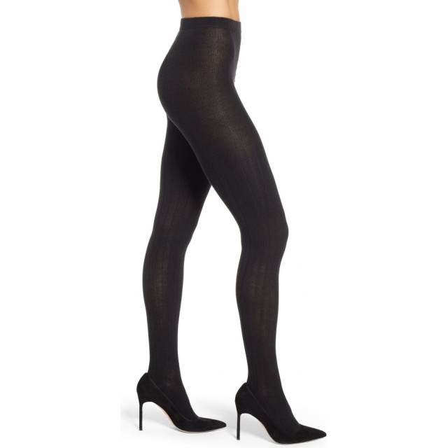 人気ブランド ナトリ Natori レディース タイツ ストッキング インナー 下着 Ribbed Sweater Tights Black クーポン配布中 交換無料 Www Flixel Org