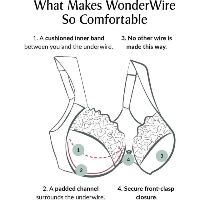 プレミアム グラマライズ Glamorise レディース ブラジャーのみ インナー 下着 Wonderwire Front Close Stretch Lace Underwire Bra Coral Seal限定商品 Viajesturisticosdelpacifico Com