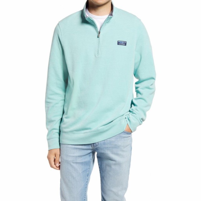 輝く高品質な エルエルビーン L L Bean メンズ トップス Comfort Stretch Half Zip Pullover Ocean Teal ブランドショッパー付き Diquinsa Com Mx