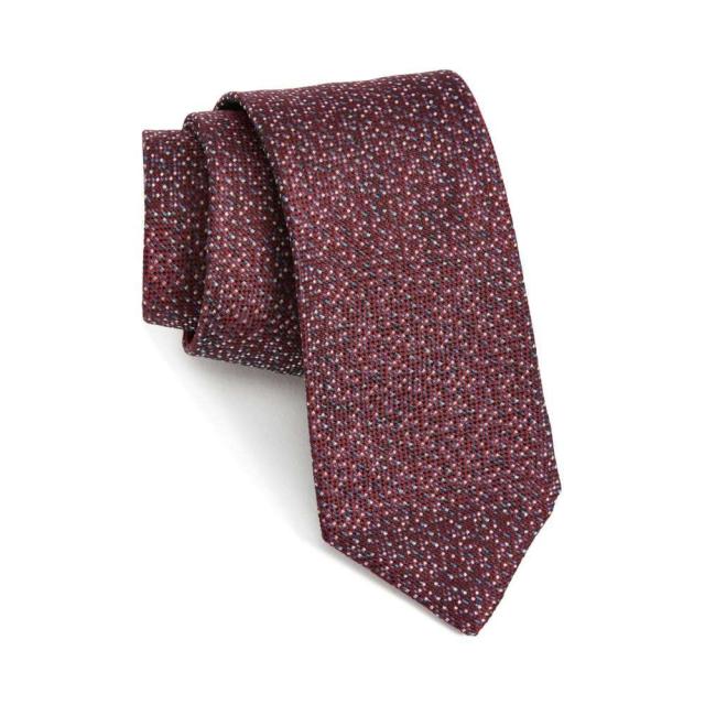 ジョン バルベイトス John Varvatos メンズ ネクタイ Silk Usa 安い Crimson Dot Star Tie