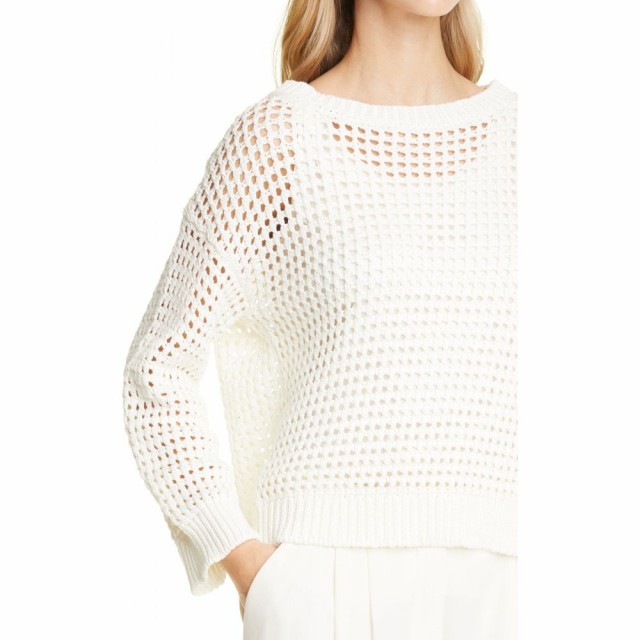 超激安定番 ファビアナ フィリッピ FABIANA FILIPPI レディース ニット・セーター トップス Open Stitch Cotton Sweater Whiteの通販はau PAY マーケット - フェルマート|商品ロットナンバー:511765547 大特価特価
