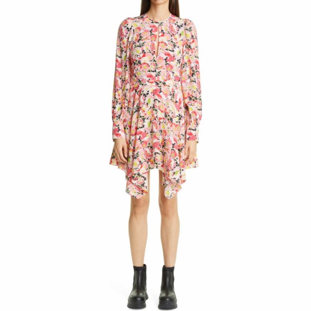 特別訳あり特価 ステラ ワンピース マッカートニー Stella Mccartney レディース ワンピース マーケット Felicity Floral Print レディース Long Sleeve Handkerchief Hem Dress Multicolor コクラミナミク 962ad3a2 Wahaalfikir Com