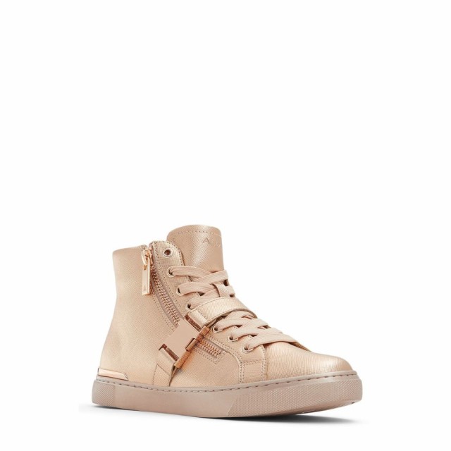 アルド Aldo レディース スニーカー ハイカット シューズ 靴 Top 日時指定 Tiagatori High Gold Sneaker Rose