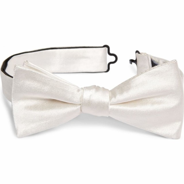 55 以上節約 ノードストローム Nordstrom メンズ 蝶ネクタイ Solid Silk Bow Tie White Cdsdp Org