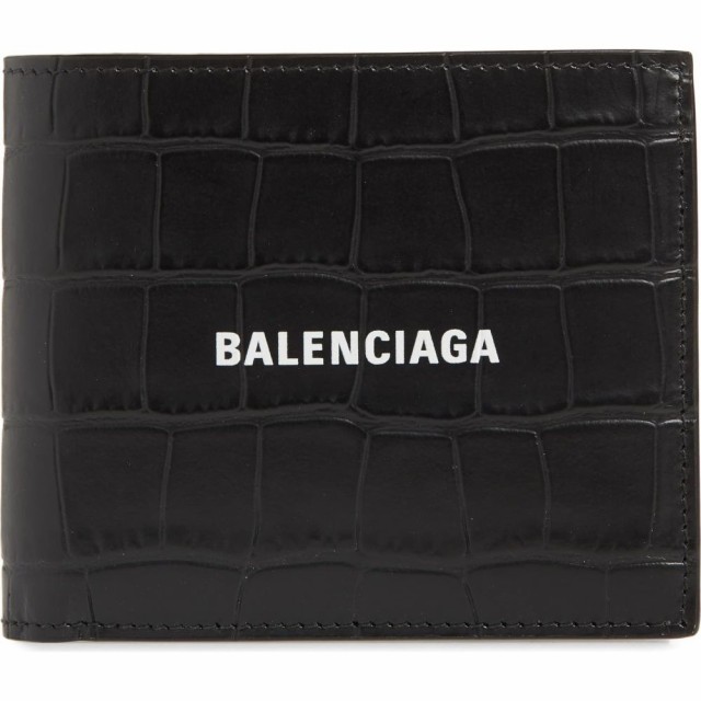 全日本送料無料 バレンシアガ Balenciaga メンズ 財布 二つ折り Square Billfold Wallet Black Www Kabsonsindustrieslimited Com