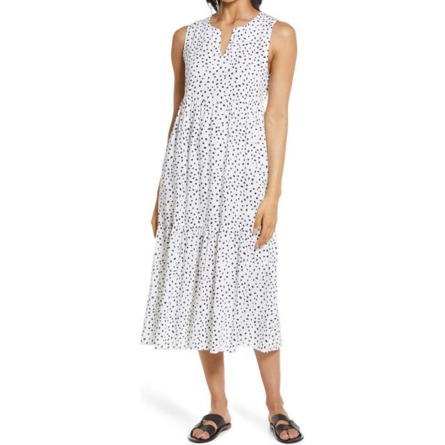 お気にいる ビーチランチラウンジ Beachlunchlounge レディース ワンピース ａライン ワンピース ドレス Ireana Tiered Ruffle Midi Dress Spots Bl 進化版 Centrodeladultomayor Com Uy