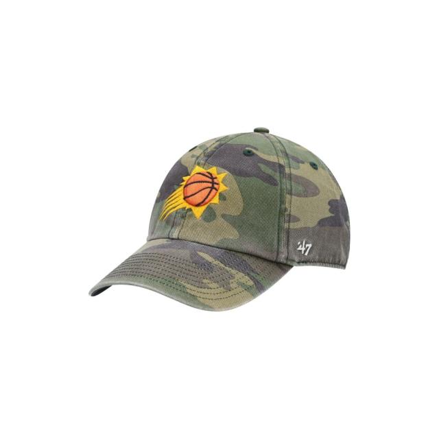 純正お買い得 47ブランド 47 メンズ キャップ 帽子 Camo Phoenix Suns Clean Up Adjustable Hat Camo 激安オンライン販売 Triplex Ee