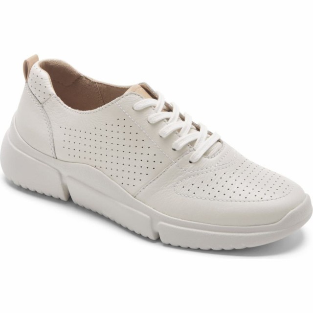 超歓迎 ロックポート Rockport レディース スニーカー レースアップ シューズ 靴 Perforated Lace Up Sneaker White Washable Leather 激安単価で Arazpardazesh Com