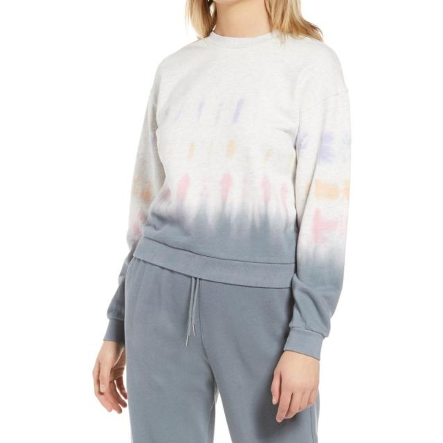 絶対一番安い ブランクニューヨーク Blanknyc レディース スウェット トレーナー クロップド トップス Tie Dye Crop Sweatshirt Into The Groove おしゃれ人気 Asianatusah Shop