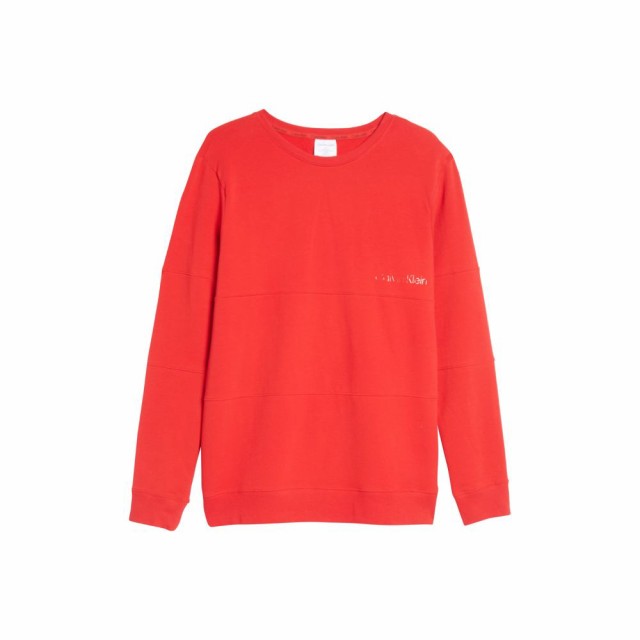 人気ブランドを カルバンクライン Calvin Klein メンズ スウェット トレーナー トップス Stretch Organic Cotton Sweatshirt Xmk Rustic Red 安い Natyatmika Com