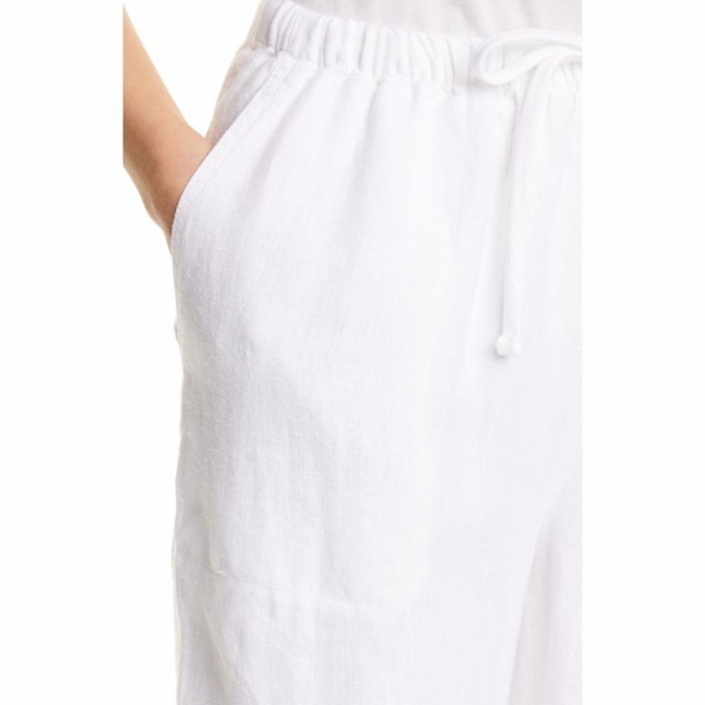 新作正規品 ヴィンス Tie Waist Pants Optic Whiteの通販はau PAY マーケット - フェルマート|商品ロットナンバー:511720840 VINCE レディース ボトムス・パンツ 安い好評