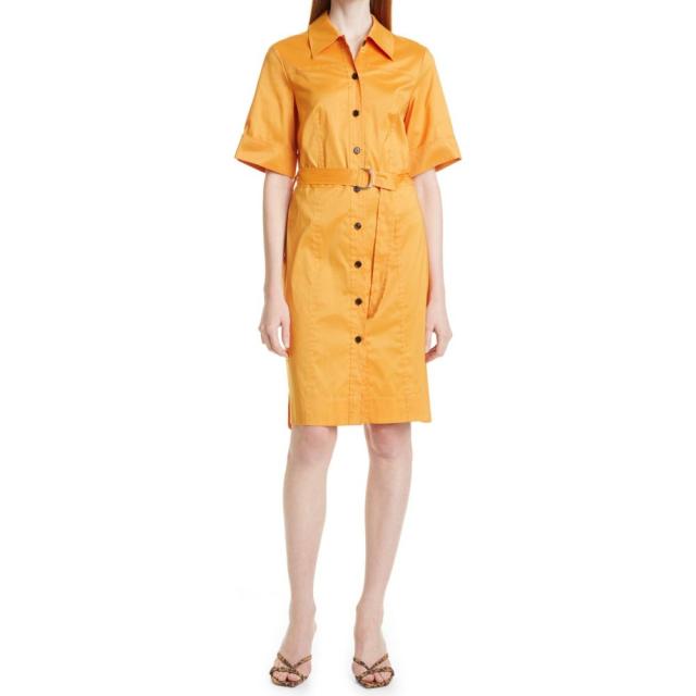 大流行中 ヒューゴ ボス Boss レディース ワンピース シャツワンピース ワンピース ドレス Dashilo Shirtdress Lemonade クライマックスセール Bnooon Com